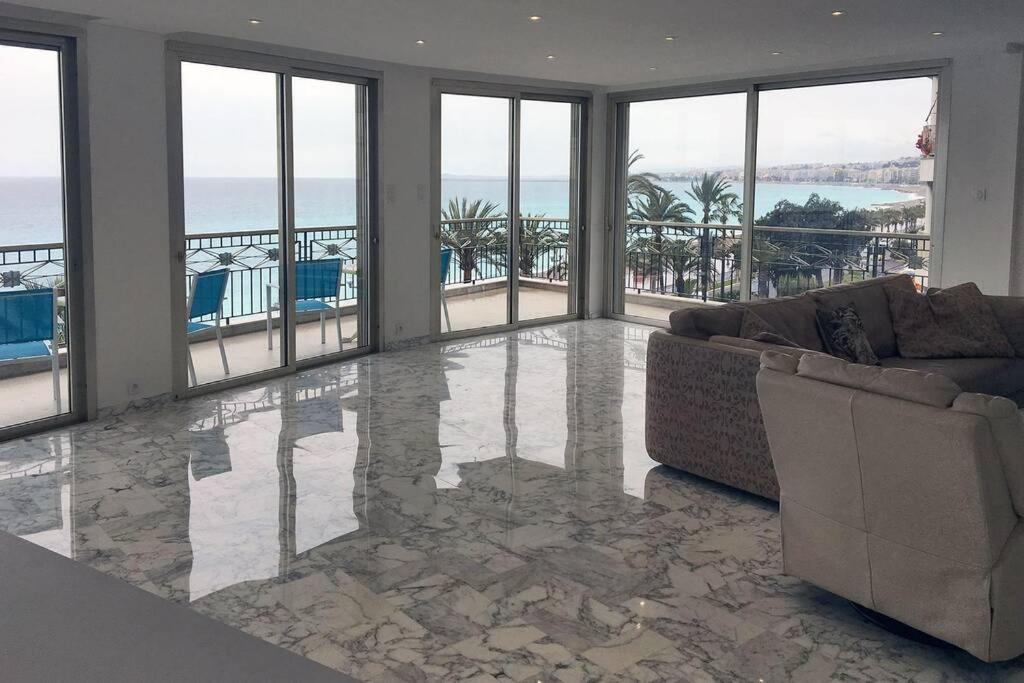 Promenade Des Anglais Amazing Sea View 140M2 3Br Nizza Exterior foto